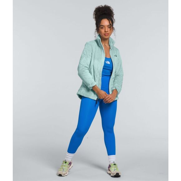 THE NORTH FACE Women’s Mint Green Osito Fleece Full-Zip Jacket Size Large - Picture 2 of 14